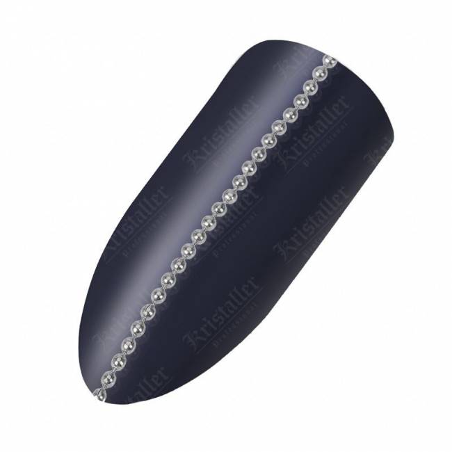 Цепочка серебро мелкий шарик, 95 см